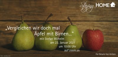 23. Januar 2021 - Stefan Wilhelm - Vergleichen wir doch mal Äpfel mit Birnen... (Demo)